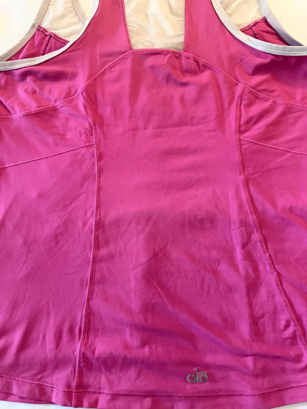 Pink Racerback Athletic Tank Top - Picture 13 of 13